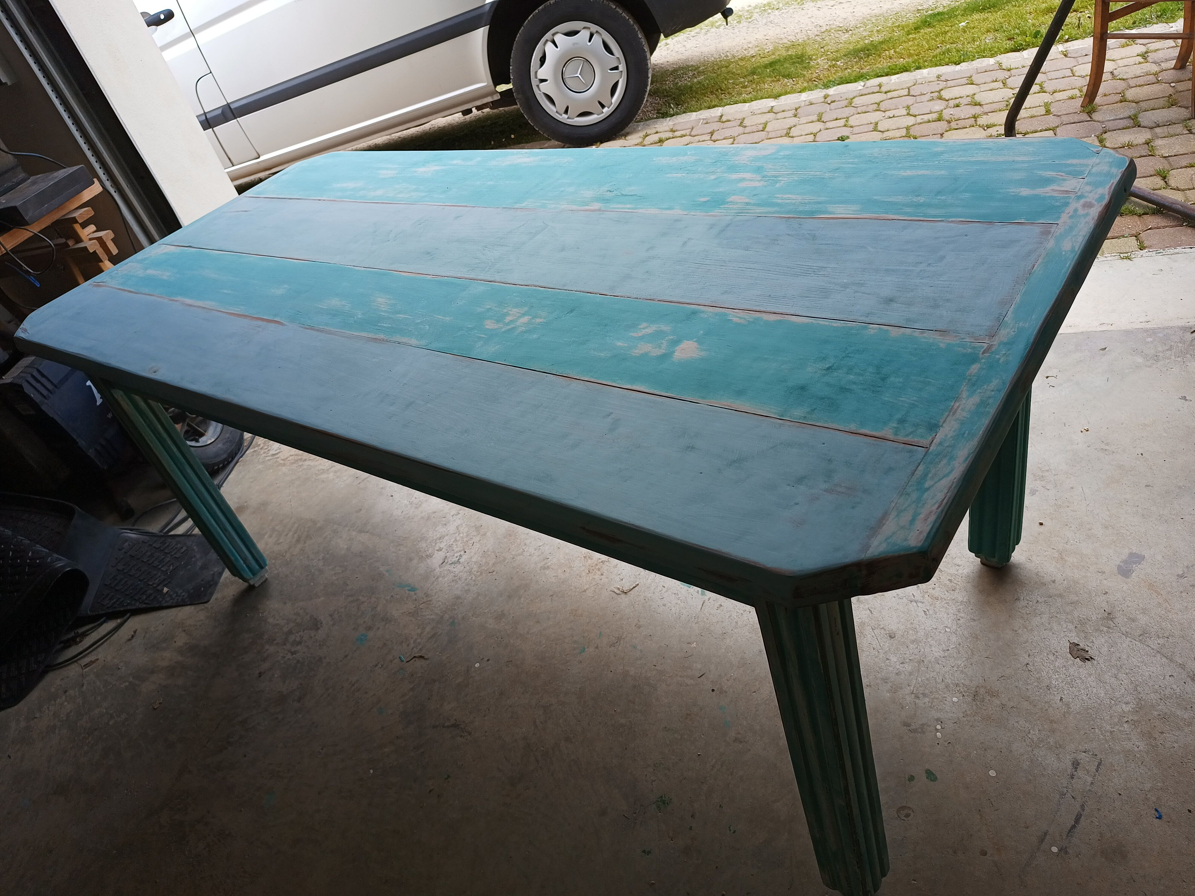 Vintage farmhouse table