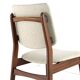 Set of 4 dining chairs 'Overpelt' - mid century dutch design in teak