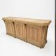 Bistro counter with a Hungarian point design.