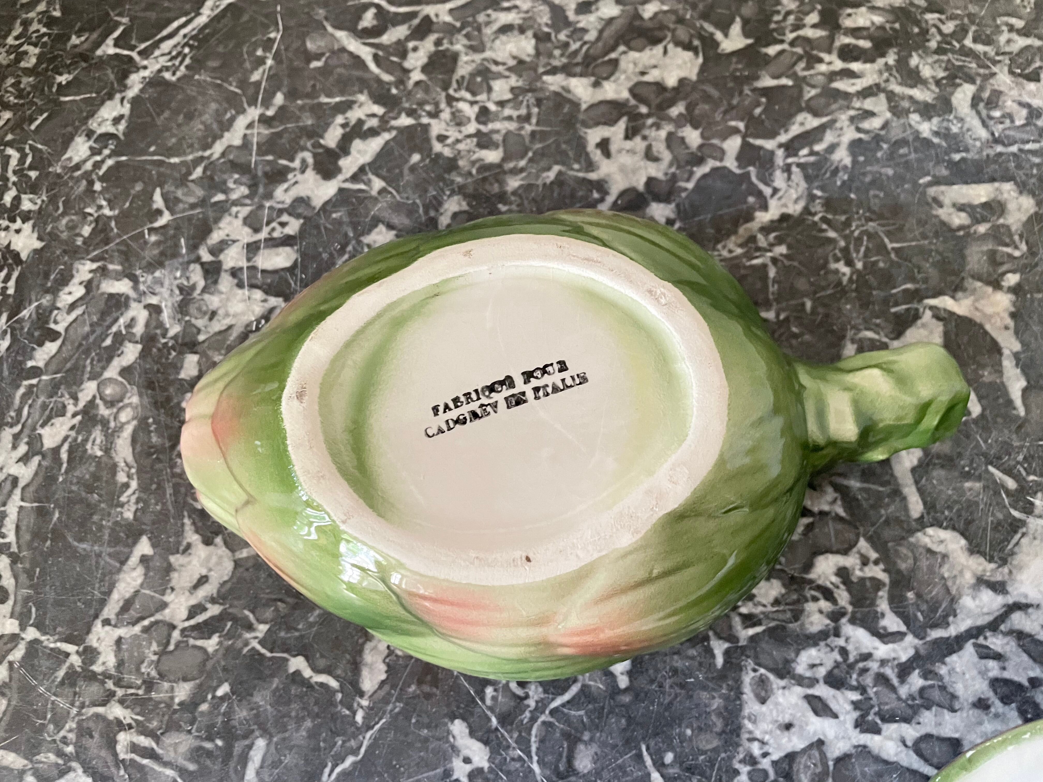 Artichoke-shaped dish