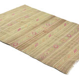 Anatolian handmade kilim rug 203 cm x 136 cm