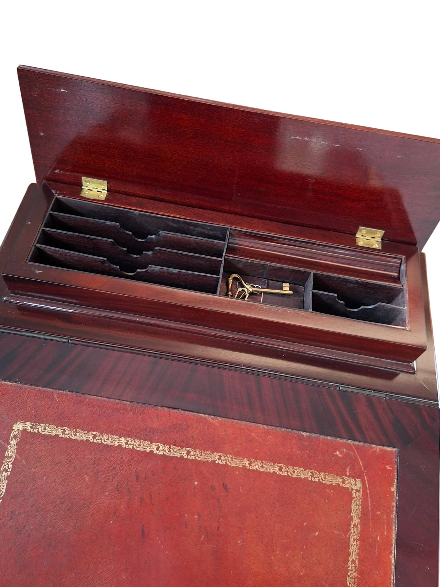 Élégant Bureau "Davenport" en Acajou