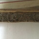 Old still life painting with frame