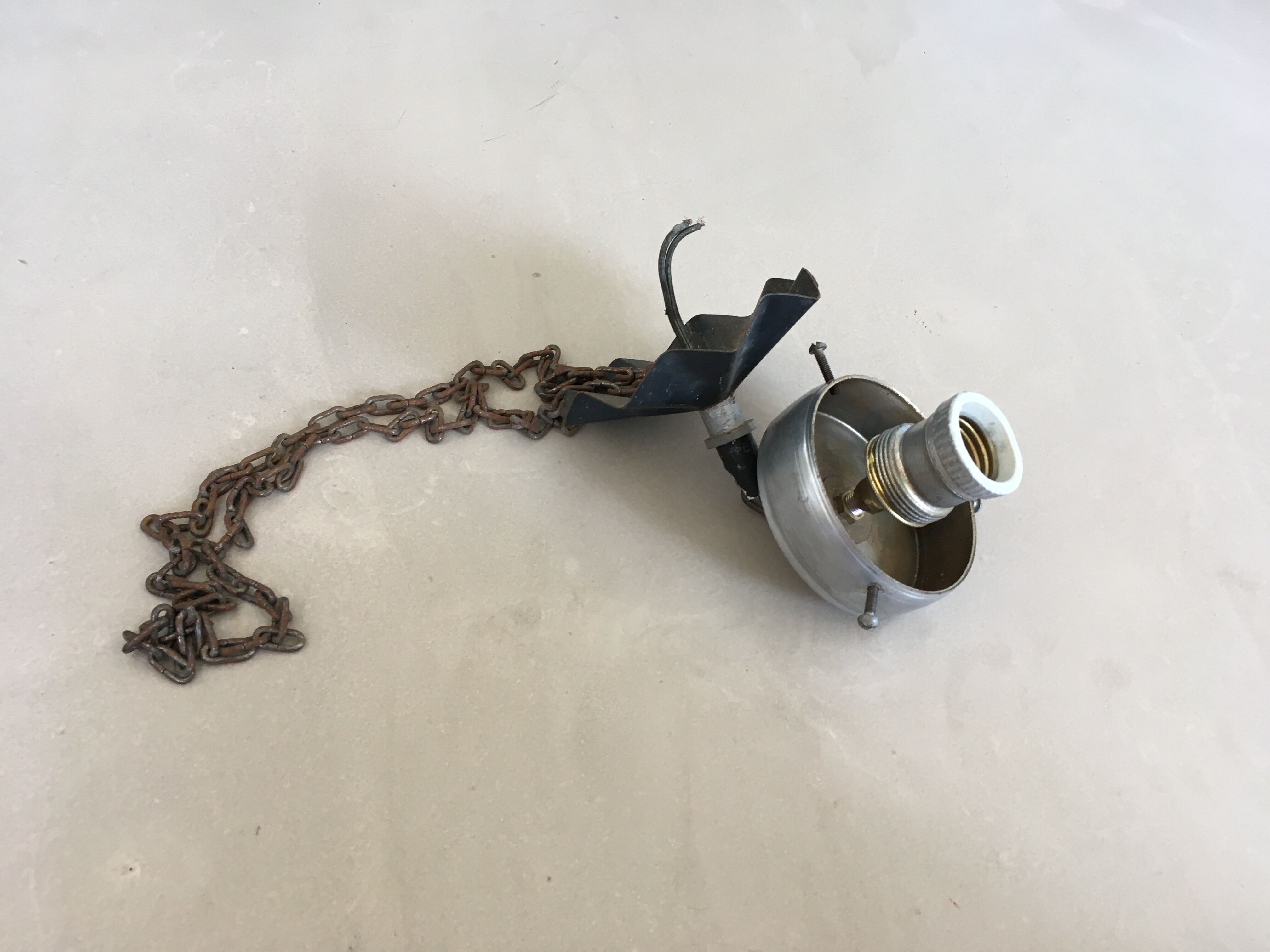 Old stamp ball hanging lamp