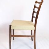 Dining chair - Rosewood - Light wool fabric - N.O. Møller - 1960s