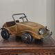 Vintage metal car in industrial style
