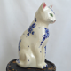 Hand-painted ceramic cat