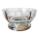 Art Deco cup with silver metal sides