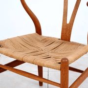 4 "CH24" Wishbone dining chairs by Hans J. Wegner for Carl Hansen & Son