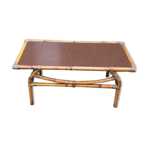 Table basse bambou et