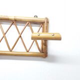 Rattan coatrack