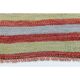 1970s Vintage Turkish Oushak Handmade Wool Cotton Beige Runner Rug  177x353