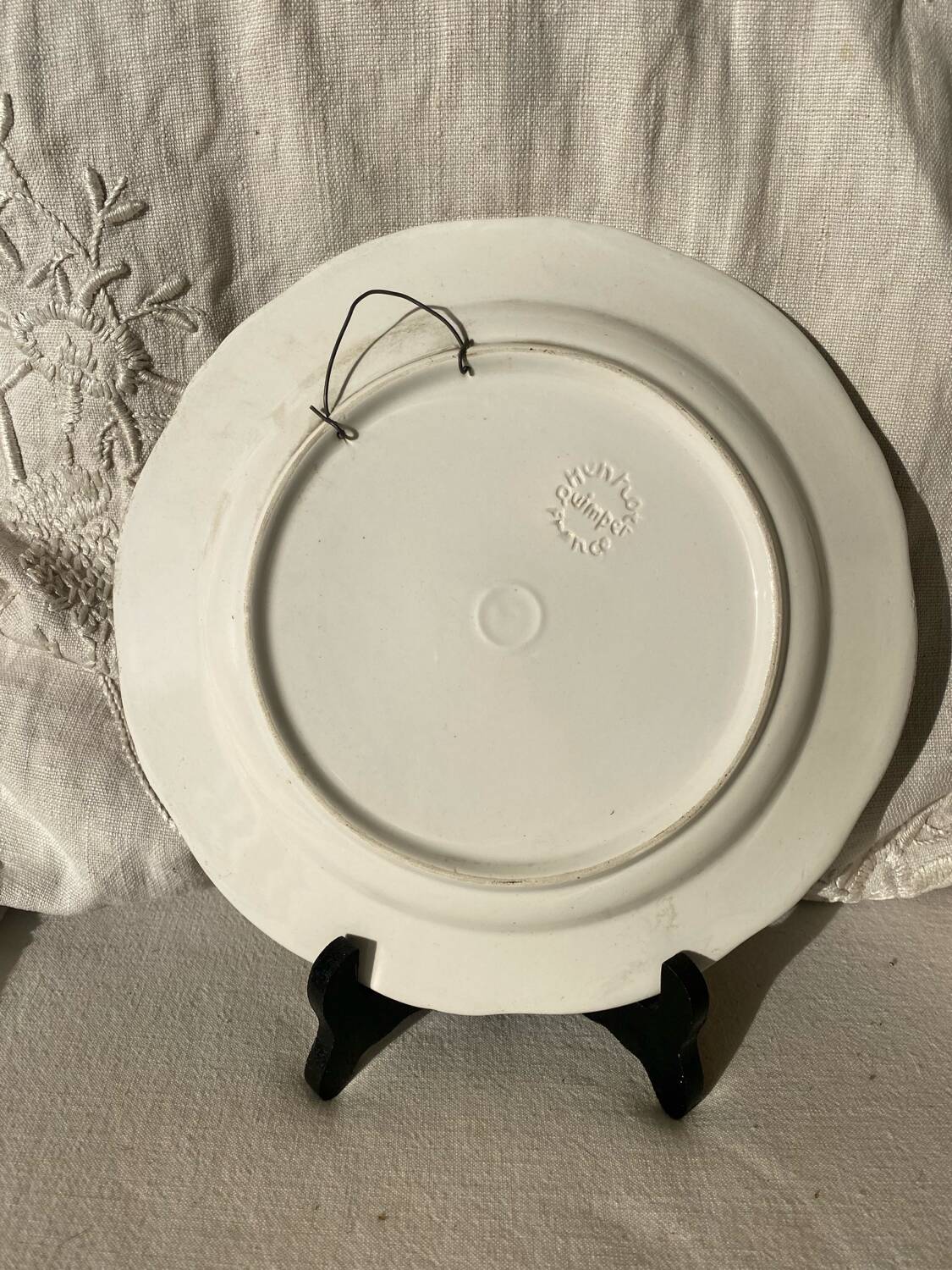 Old Henriot Quimper plate