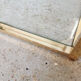 Shelf vintage brass gilded design 1970