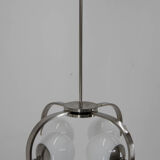 Bauhaus nickel-plated chandelier, 1930s