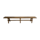 Solid wood farmhouse bench, 2m30