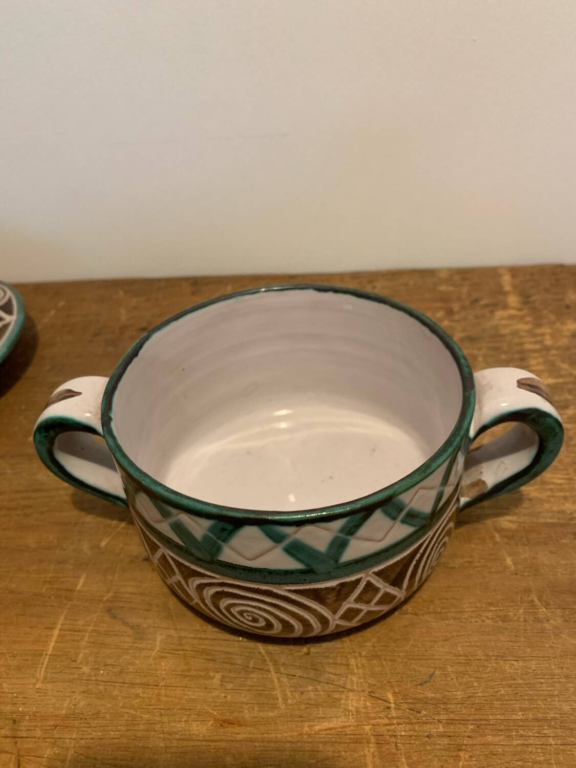 Robert Picault Vallauris Vintage Ceramic Pot circa 1960
