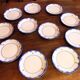Service of 53 pieces from Gien, model "Bagatelle" (plates, dishes, salad bowls)