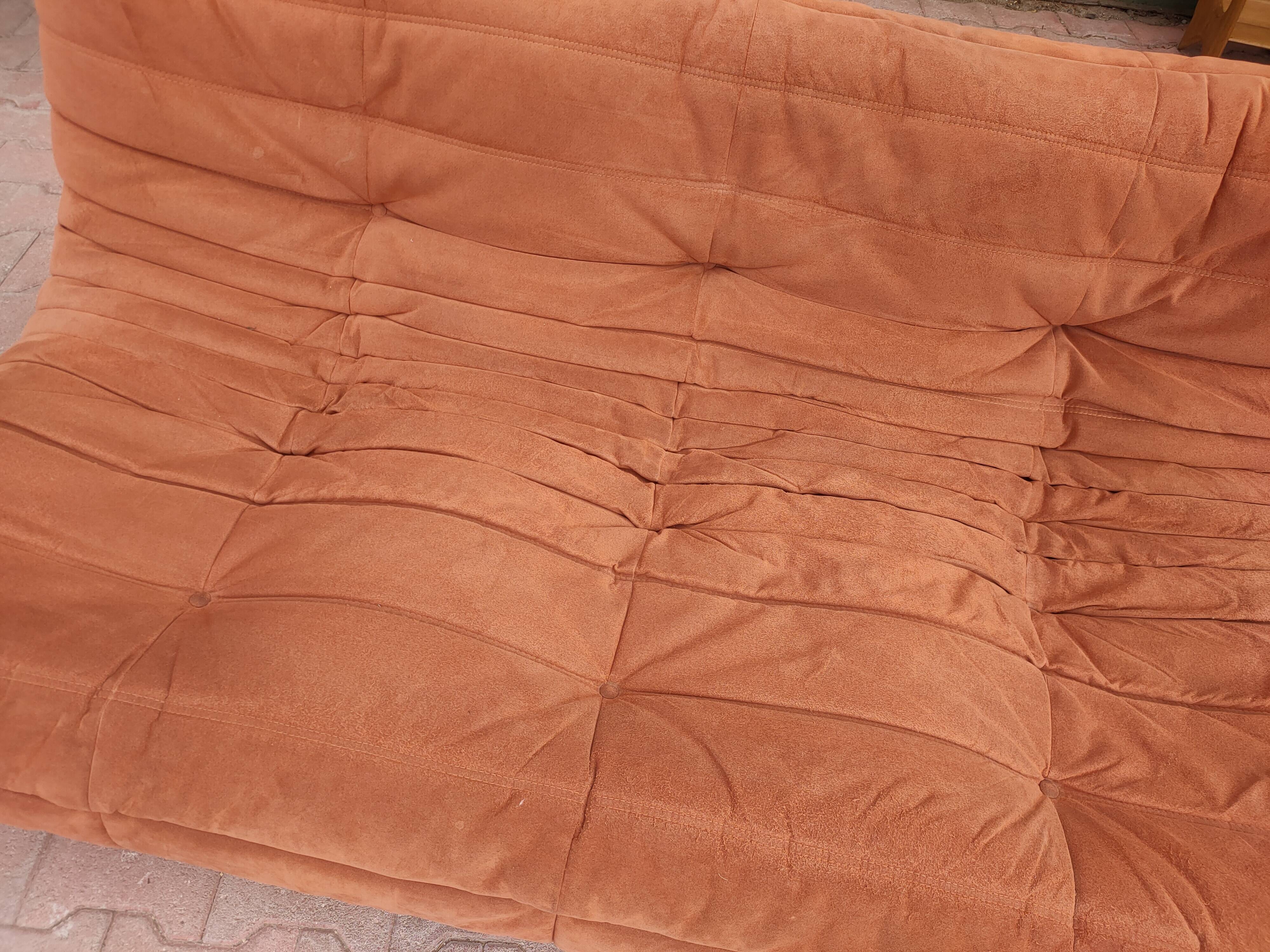 Togo sofa, alcantara, Michel Ducaroy