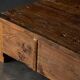 Table basse rustique vernaculaire, France, 20e siècle