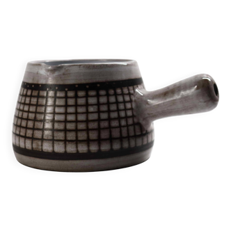Ceramic bowl with handle – French design by Émile Masson, 1960s