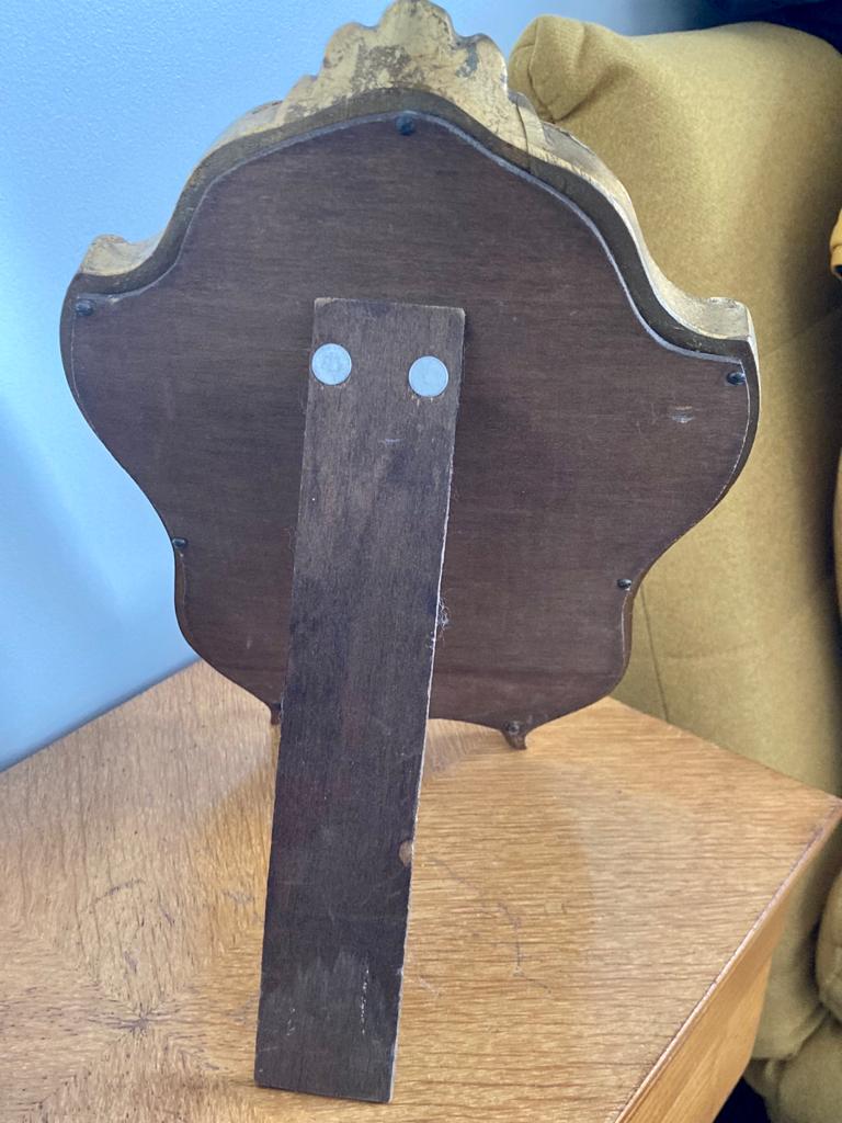 Golden vintage mirror