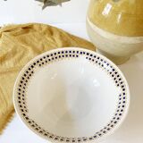 Large round dish/salad bowl from Faïencerie Nouvelle de Givors, "Maryse" model