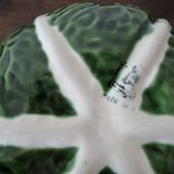 Souptureen and dish in cabbage slip