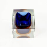 Sommerso Murano Glass Catch-All by Flavio Poli for Seguso, Italy, 1960s