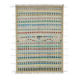 Handwoven Turkish Rustic 211 cm x 305 cm Multicolor Wool Carpet