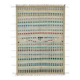 Handwoven Turkish Rustic 211 cm x 305 cm Multicolor Wool Carpet