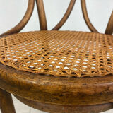 Curved wooden chair