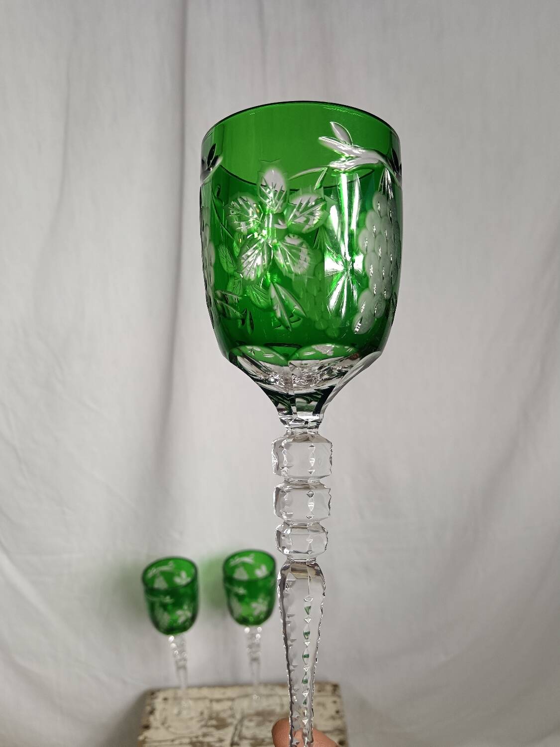 Lot de 4 verres cristal.