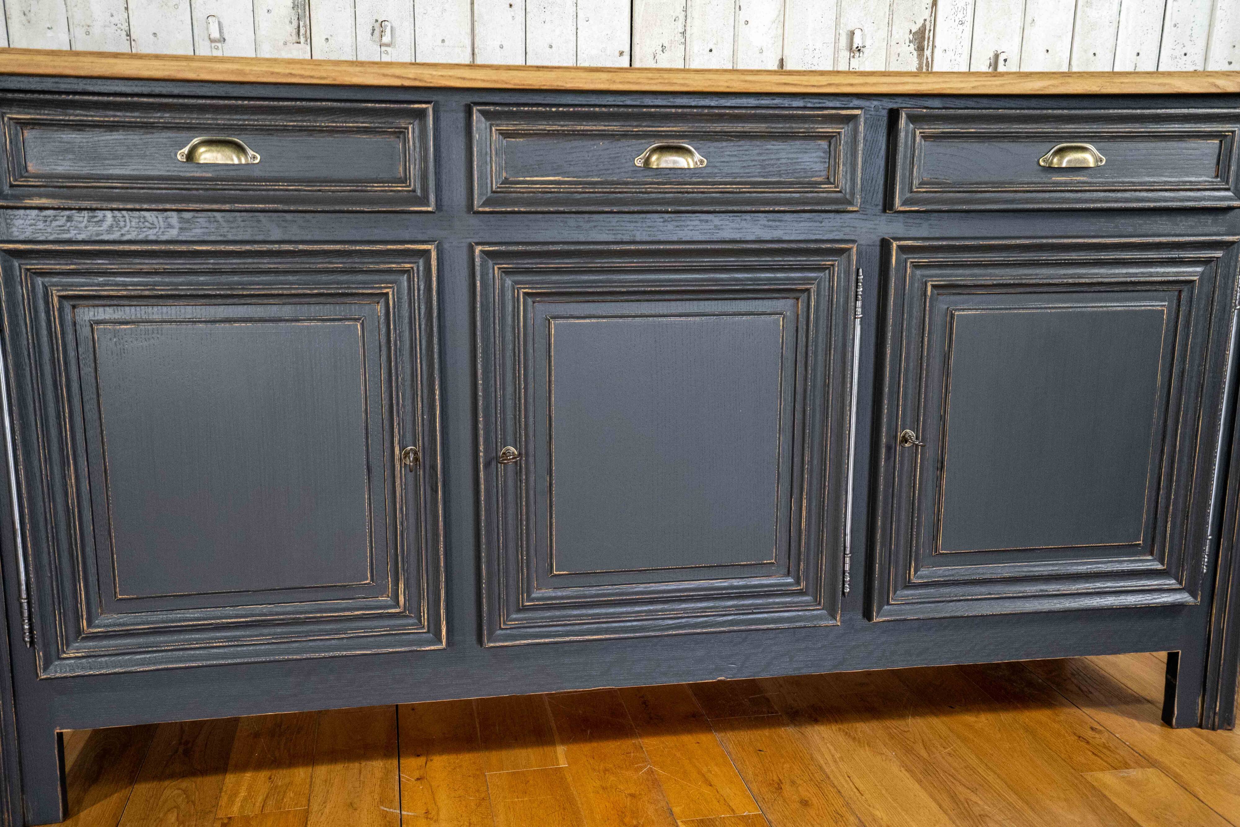 Restored solid oak enfilade
