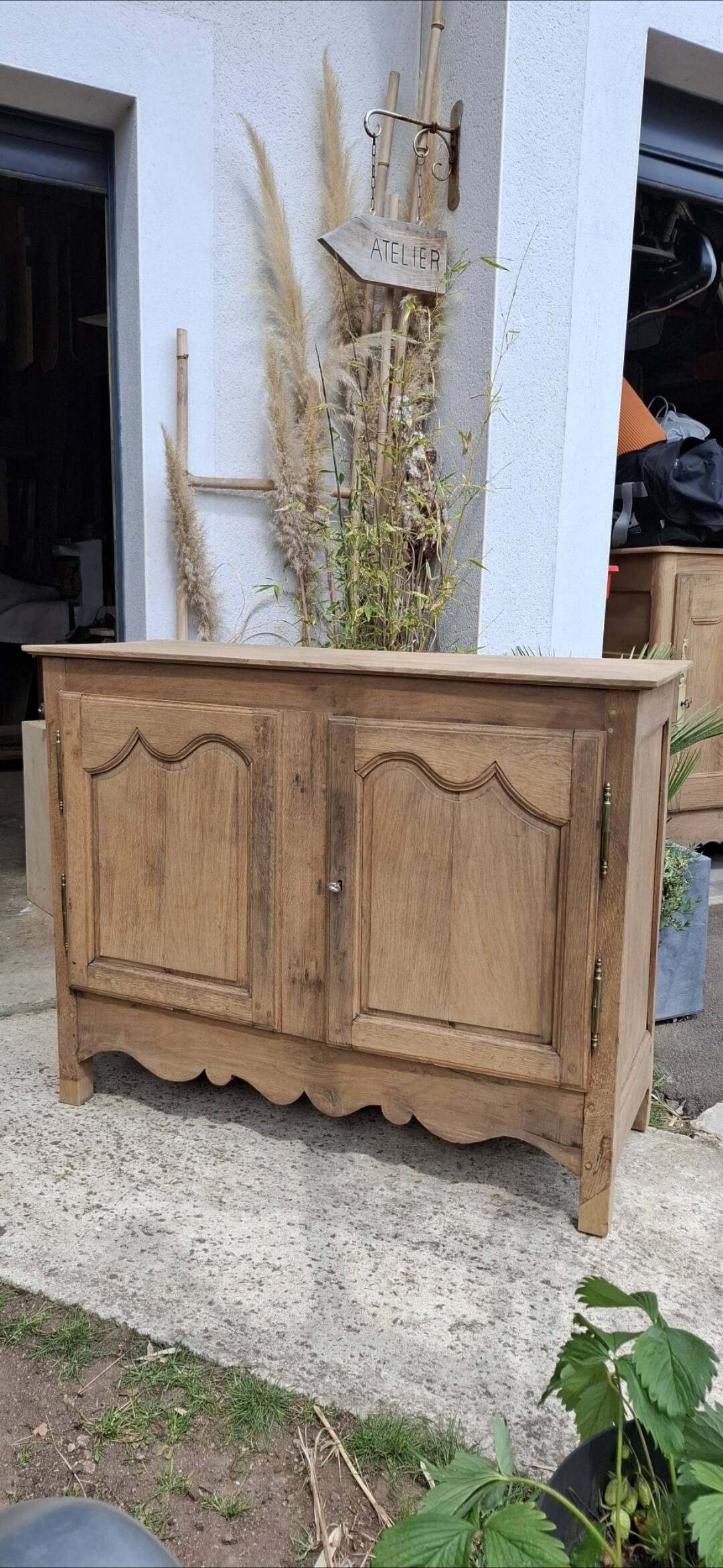 Renovated oak sideboard