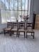 Set of 4 rustic oak chairs from Puydt, Belgium, 1970.