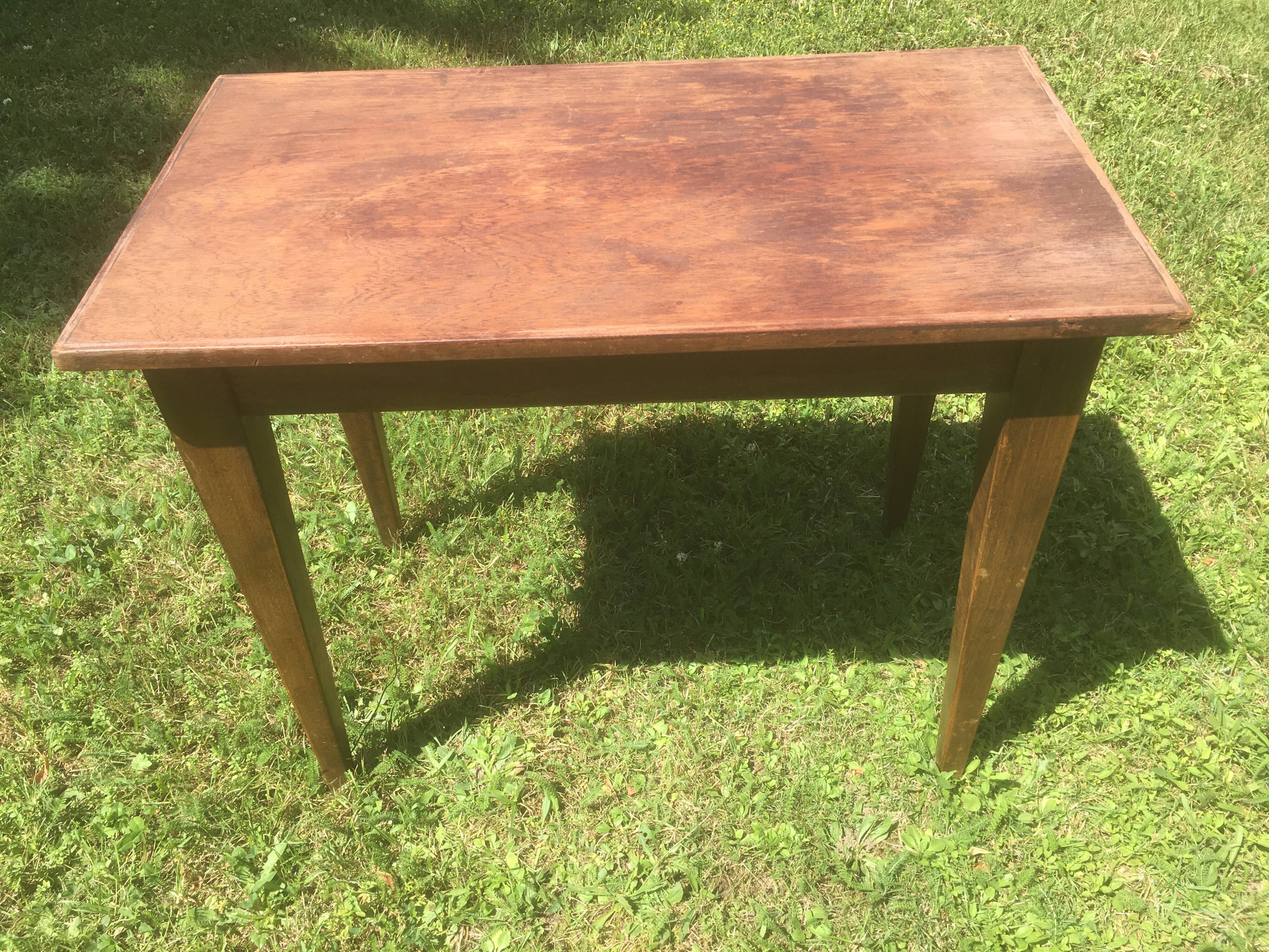 Beech side table