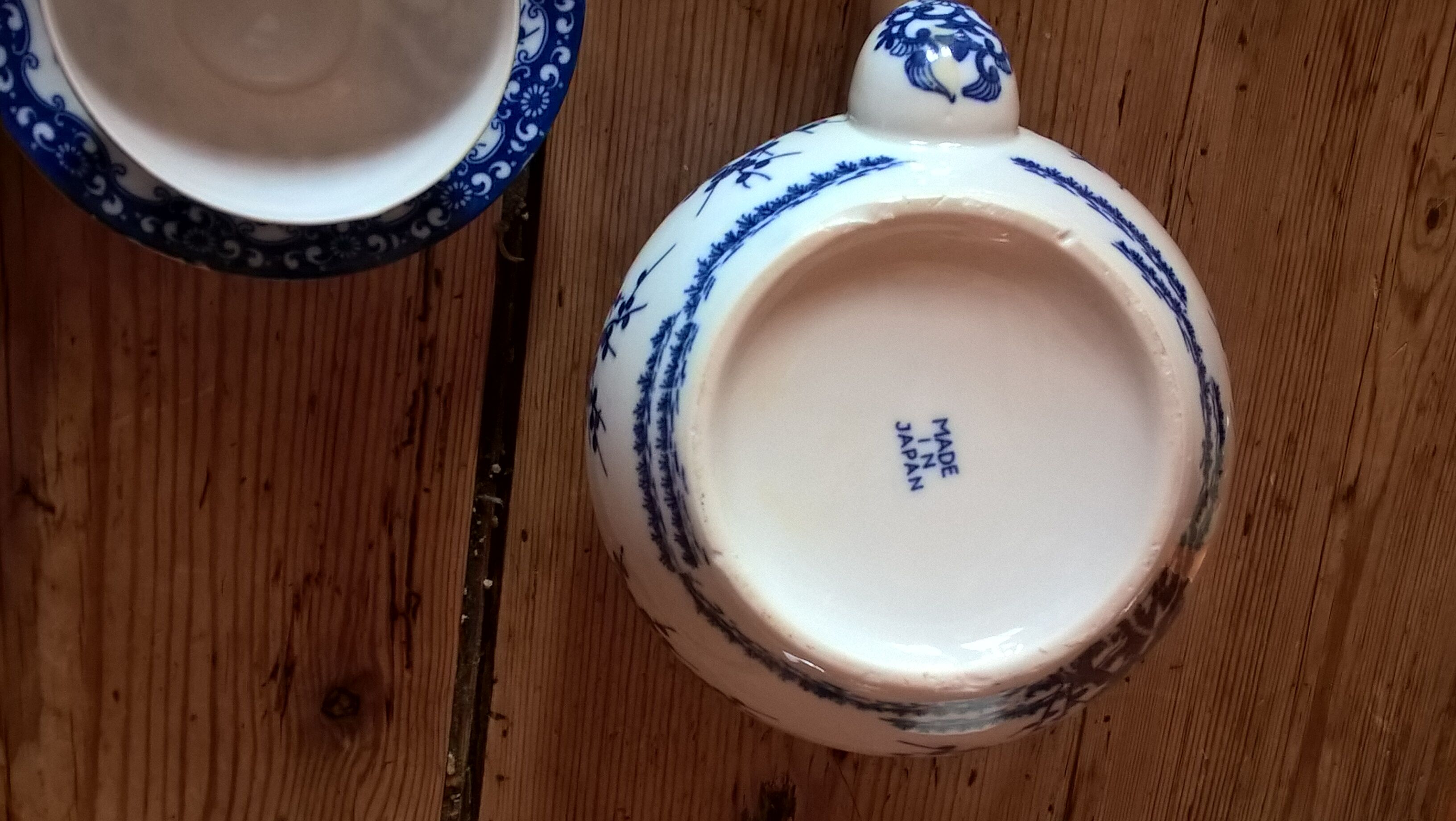 Service à thé japonaises en porcelaine Cfc Japan