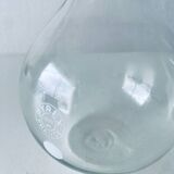 Set of three Pyrex glass chemistry bottles