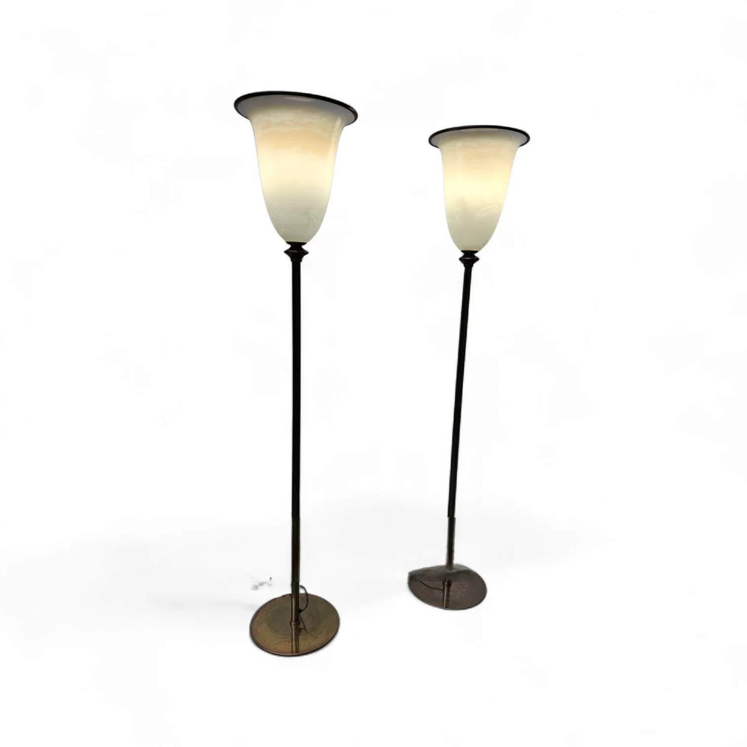Lampadaires Primavera vintage en verre de Murano par Barovier & Toso / années 1970