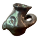 Zoomorphic glazed earthenware vase by René Delarue, 1950s