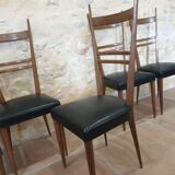 Set of 6 chairs 60s