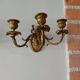 Paire d'appliques en bronze doré