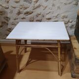Table basse en rotin