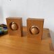 Constructivist wooden bookends
