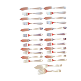 Fish service of 12 seats and covered ercuis service