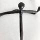 Pair of bronze wall lights