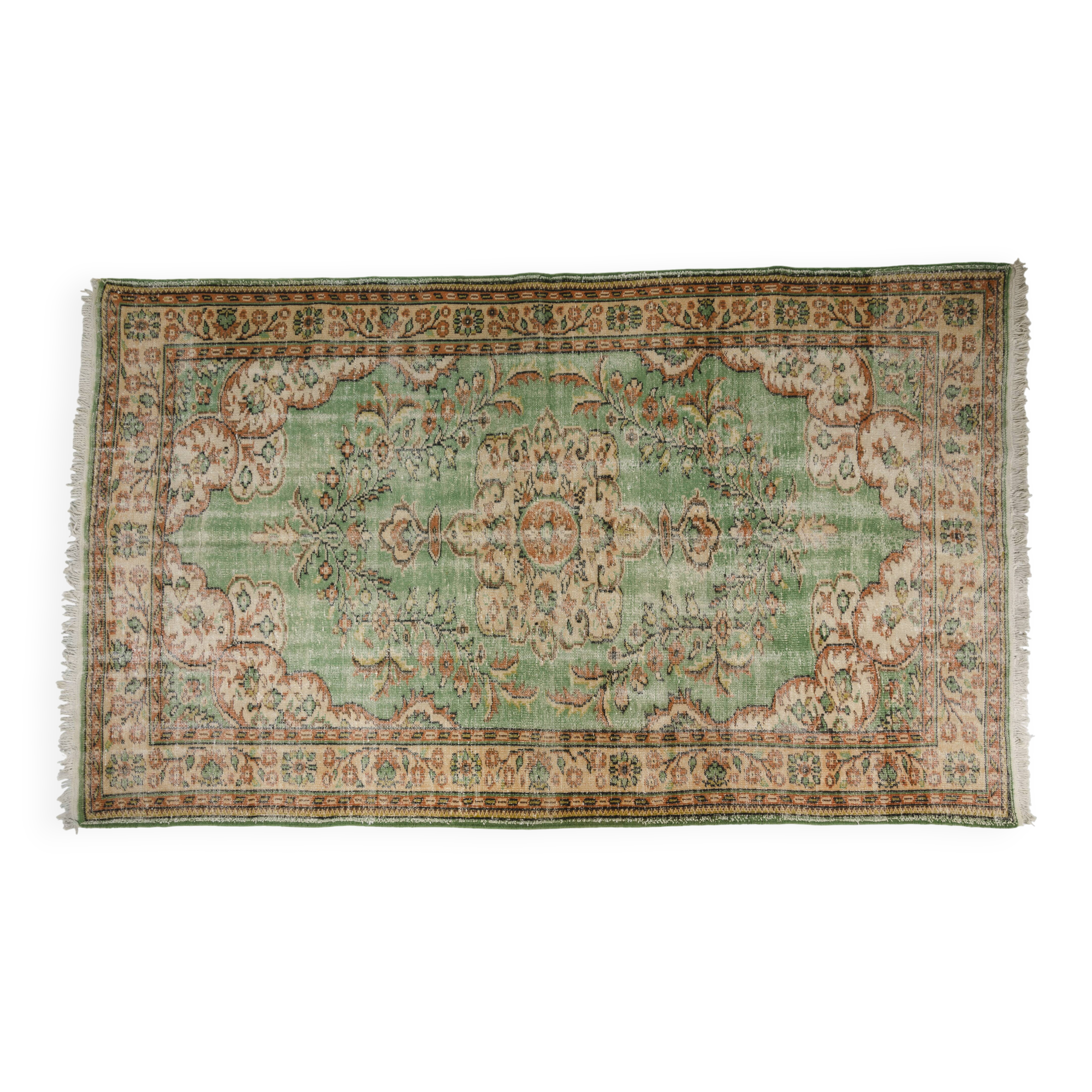 Oushak Vintage Anatolian Carpet sku 2010