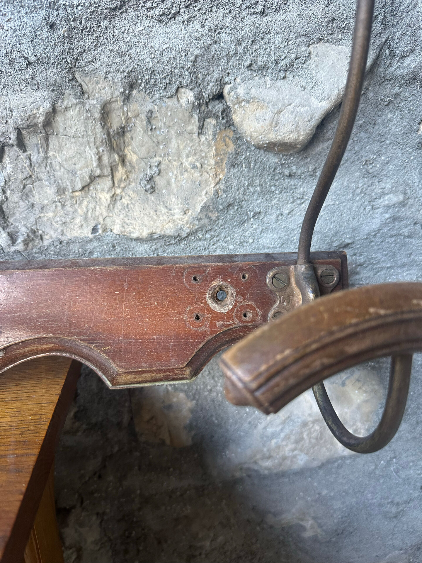 Portemanteau ancien 5 patères