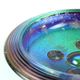 Rare iridescent art glass trinket bowl by Jiri Zemon for Rudolfova Hut